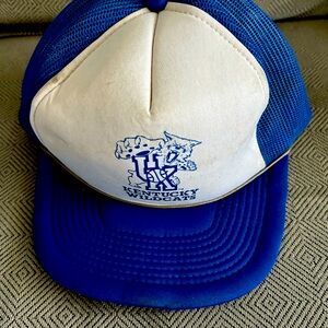 Vintage University of Kentucky Trucker Hat (retired wildcat logo)